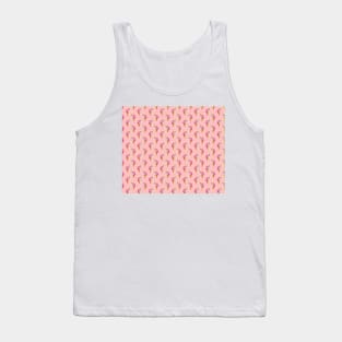 Pink Icecream Turtle Pattern Tank Top